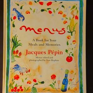 Menus: A Book for Your Meals and Memories by Jacques Pépin